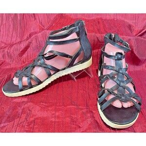 Womens Guess GBG Gladiator Sandals High Top Boots Buckles Roma Open Toe sz 10M